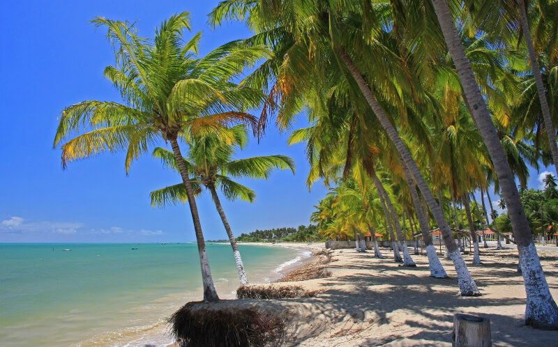 Praia de Paripueira em Maceió