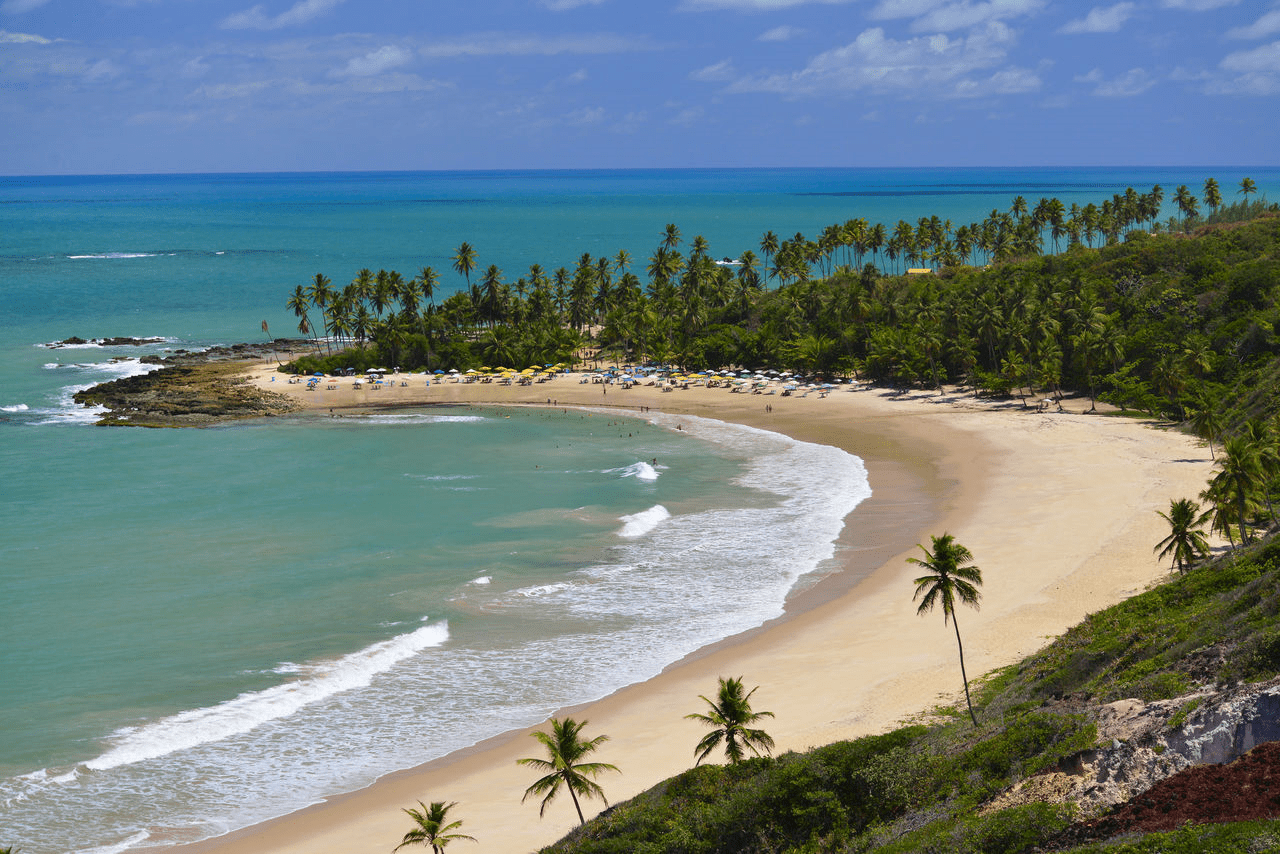 Praia de Coqueirinho na Paraíba