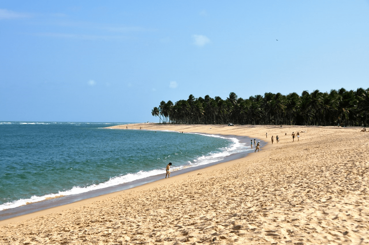 Praia do Gunga em Alagoas