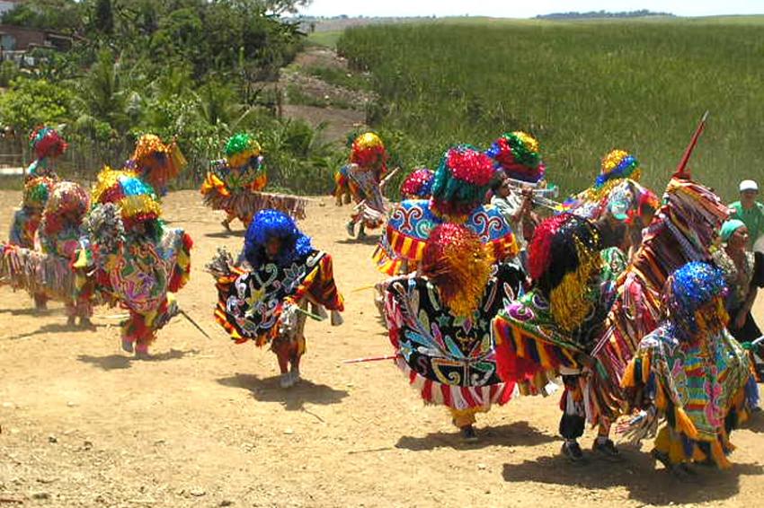 Maracatu Rural em Nazaré da Mata em Pernambuco