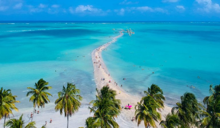 Praia de Barra Grande em Alagoas