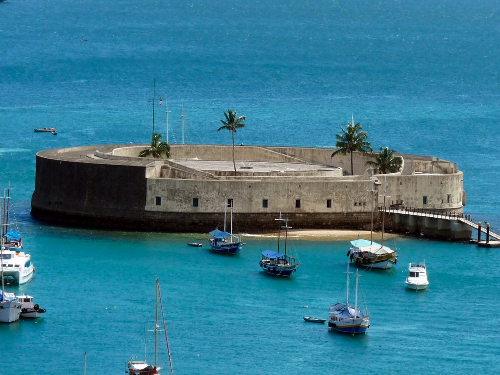 História do Forte de São Marcelo ou Forte do Mar